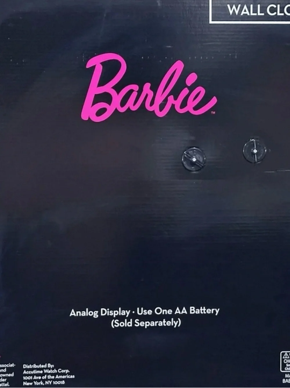 🆕 Barbie Pink Silhouette Wall Clock